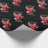 Little Devil - glänzendes Wrapping Paper, 30" x 6' Geschenkpapier (Ecke)