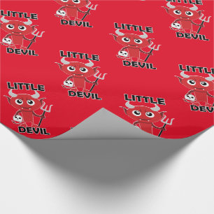 Little Devil - glänzendes Wrapping Paper, 30" x 6' Geschenkpapier