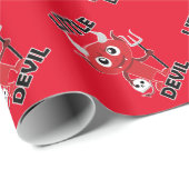 Little Devil - glänzendes Wrapping Paper, 30" x 6' Geschenkpapier (Rolleneckpunkt)