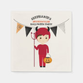 Little Devil Halloween-Party Serviette (Vorderseite)