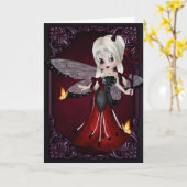 Little Devil Ladybug Design 2 Grußkarte Karte (Gelbe Blume)