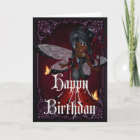 Little Devil Ladybug Design 4b Happy Birthday Card