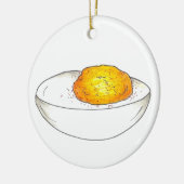 Little Devil Picnic Style Deviled Egg Keramik Ornament (Links)