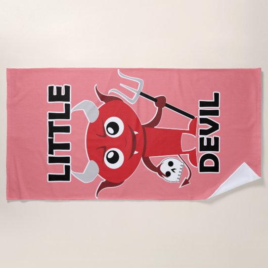 Little Devil - Strandhandtuch (Vorderseite)