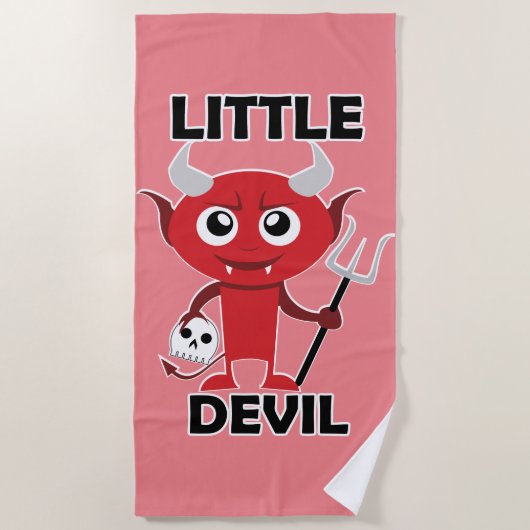 Little Devil - Strandhandtuch (Vorderseite)