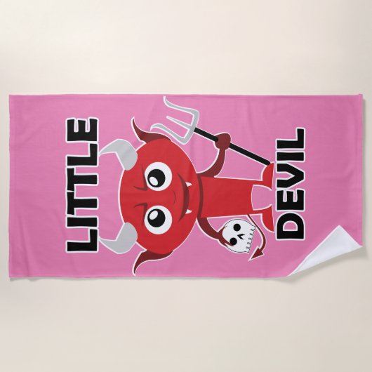 Little Devil - Strandhandtuch (Vorderseite)