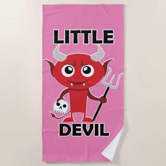 Little Devil - Strandhandtuch (Vorderseite)