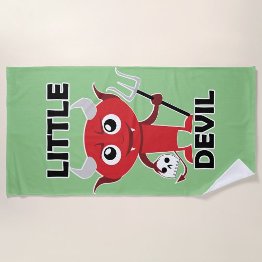 Little Devil - Strandhandtuch (Vorderseite)
