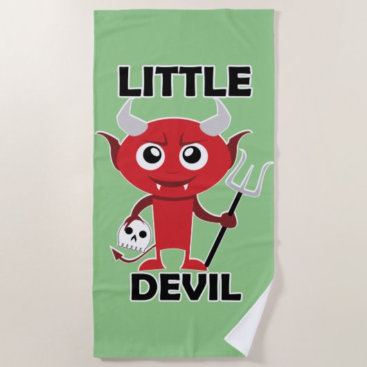 Little Devil - Strandhandtuch (Vorderseite)