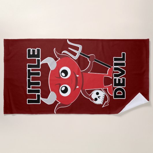 Little Devil - Strandhandtuch (Vorderseite)