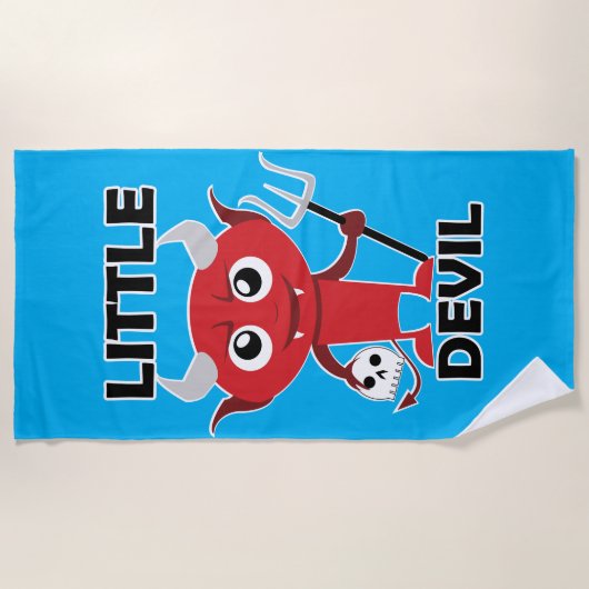Little Devil - Strandhandtuch (Vorderseite)