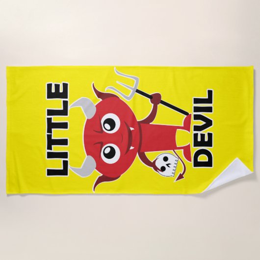 Little Devil - Strandhandtuch (Vorderseite)
