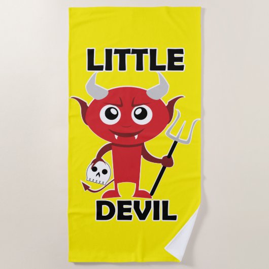 Little Devil - Strandhandtuch (Vorderseite)