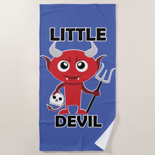 Little Devil - Strandhandtuch (Vorderseite)