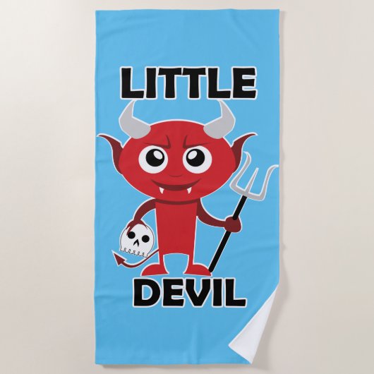 Little Devil - Strandhandtuch (Vorderseite)