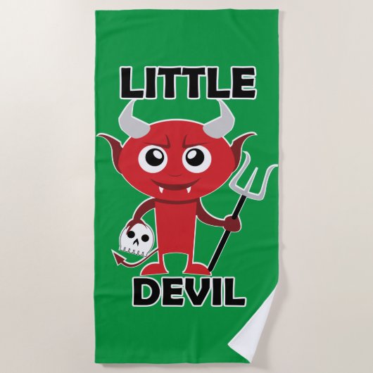 Little Devil - Strandhandtuch (Vorderseite)