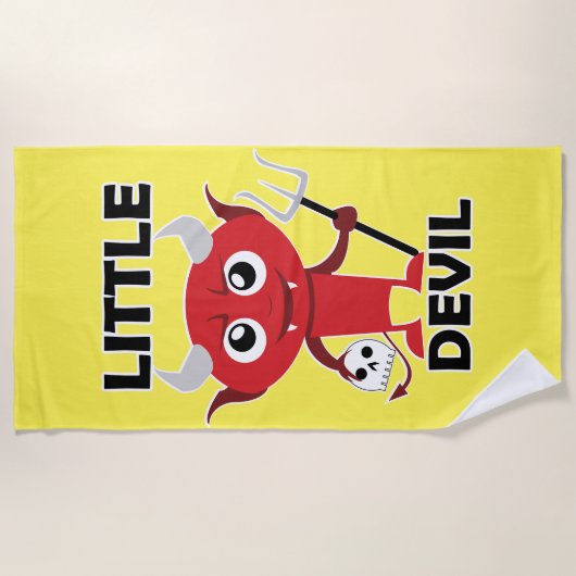 Little Devil - Strandhandtuch (Vorderseite)