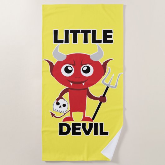 Little Devil - Strandhandtuch (Vorderseite)