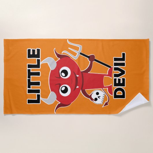 Little Devil - Strandhandtuch (Vorderseite)
