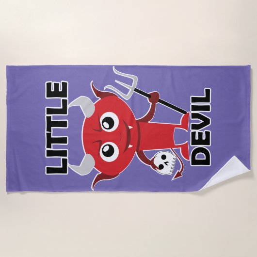 Little Devil - Strandhandtuch (Vorderseite)