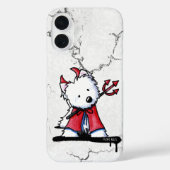 Little Devil Westie Case-Mate iPhone Hülle (Rückseite)