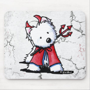Little Devil Westie Mousepad