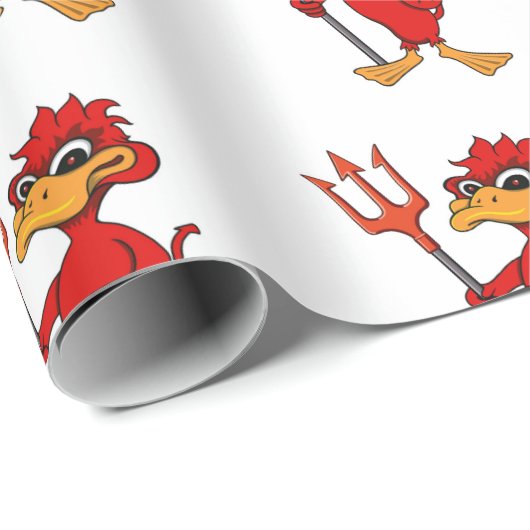 Little Devil Wrapping Paper Geschenkpapier (Rolleneckpunkt)