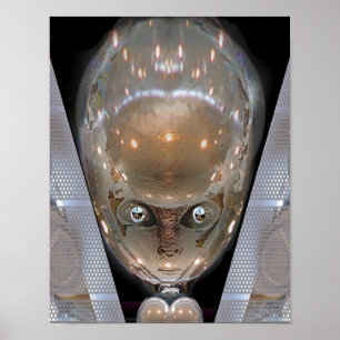 Little Deze Alien Print Poster