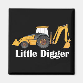 Little Digger - 2 Zoll Square Magnet 