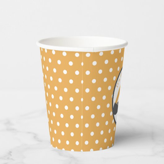 Little Digger Bau Geburtstag Pappbecher (Rechts)