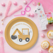 Little Digger Construction Geburtstag Pappteller (Party)