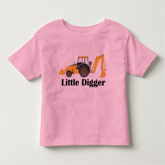 Little Digger - Kleinkind Fine Jersey T - Shirt (Vorderseite)