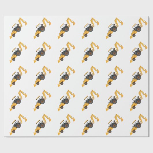 Little Digger - Matte Wrapping Paper Geschenkpapier (Flach)