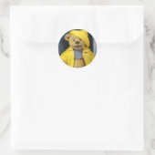 Little Dinky Bear Runder Aufkleber (Tasche)