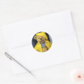 Little Dinky Bear Runder Aufkleber (Umschlag)