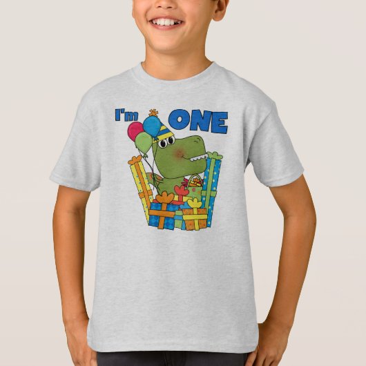 Little Dino 1. Geburtstag T Shirts und Geschenke (Vorderseite)