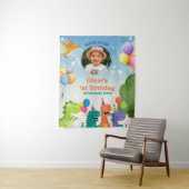Little Dino 1st Birthday Wandteppich (Beispiel)