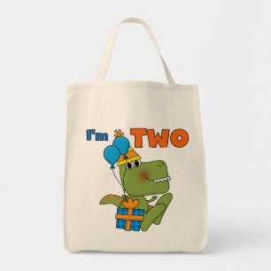 Little Dino 2. Geburtstag Tshirts und Geschenke Tragetasche