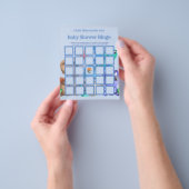 Little Dino auf dem Weg Greener Baby Dusche Bingo Flyer (Gruppe)