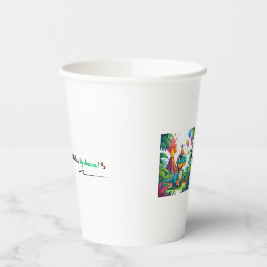 Little Dino, Big Dreams! Cup Pappbecher (Links)