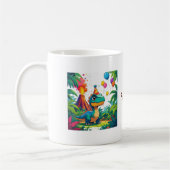 Little Dino, Big Dreams – Editable Dinosaur Mug Kaffeetasse (Links)