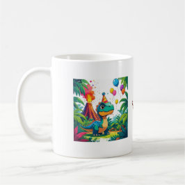 Little Dino, Big Dreams – Editable Dinosaur Mug Kaffeetasse