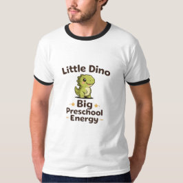Little Dino Big Preschool Energy Cute Dinosaur Pre T-Shirt