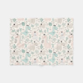 Little Dino Delight Fleecedecke (Vorderseite (Horizontal))