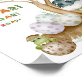 Little Dinosaur Baby Kinderzimmer Poster | Babyges (Ecke)