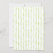 Little Dinosaur Babydusche Save the Date Einladung (Rückseite)