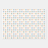 Little Dinosaur Chomp Stomp Rawr Birthday Party Geschenkpapier Set (Vorderseite)