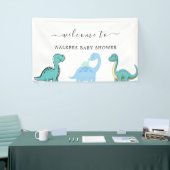 Little Dinosaur Cute Baby Shower Banner (Messeveranstaltung)