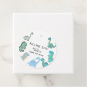 Little Dinosaur Cute Baby Shower Geschenkanhänger (Beispiel)