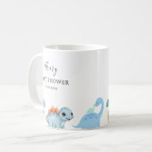 Little Dinosaur Cute Baby Shower Kaffeetasse (Vorderseite Links)